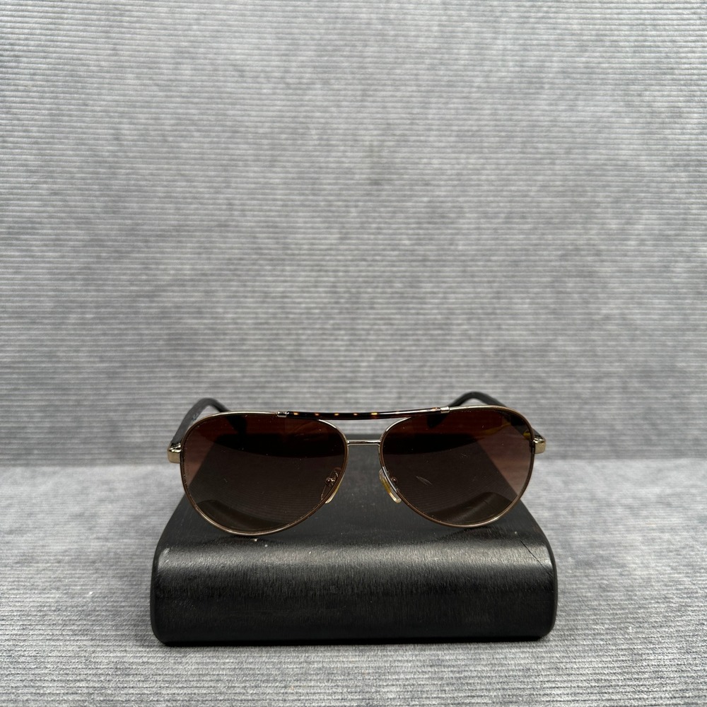 D&G Dolce & Gabbana Aviator Sunglasses Gold Tortoise Brown Gradientn Y2k